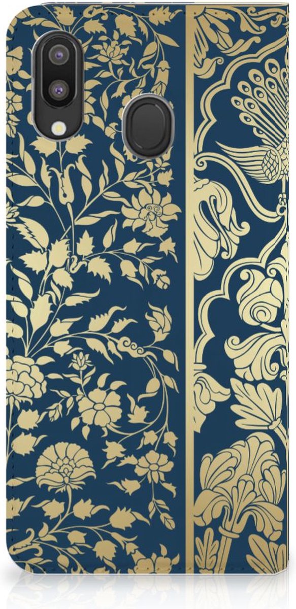 Samsung Galaxy M20 Smart Cover Beige Flowers