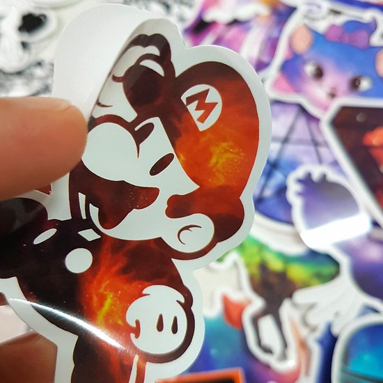 KliederZ 100 Stickers Mix - Voor scooter, auto, laptop of muur