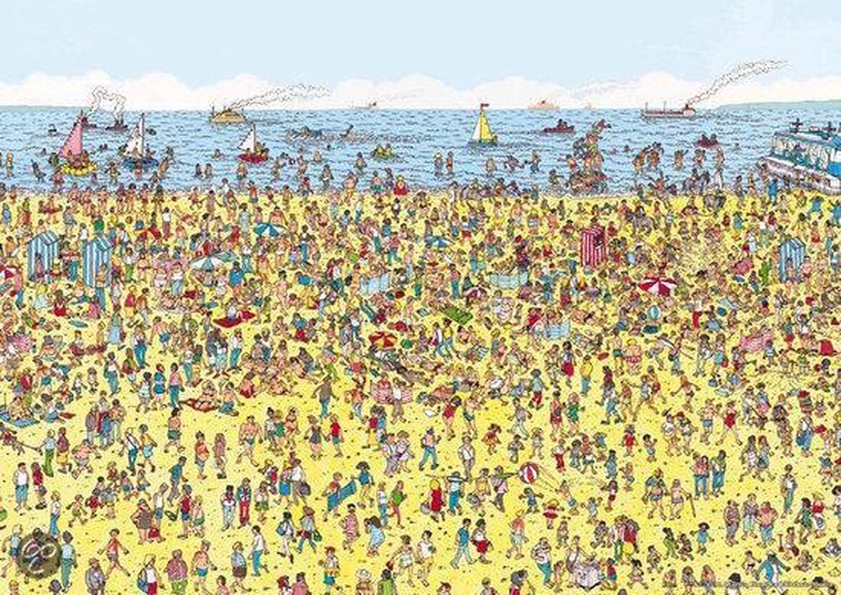 Waar is Wally? Op het Strand | bol.com
