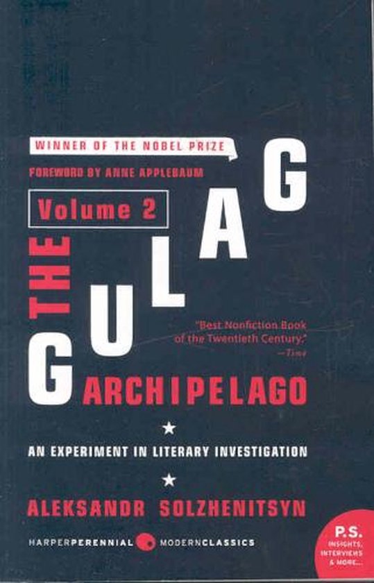 The Gulag Archipelago, 1918-1956 - cover