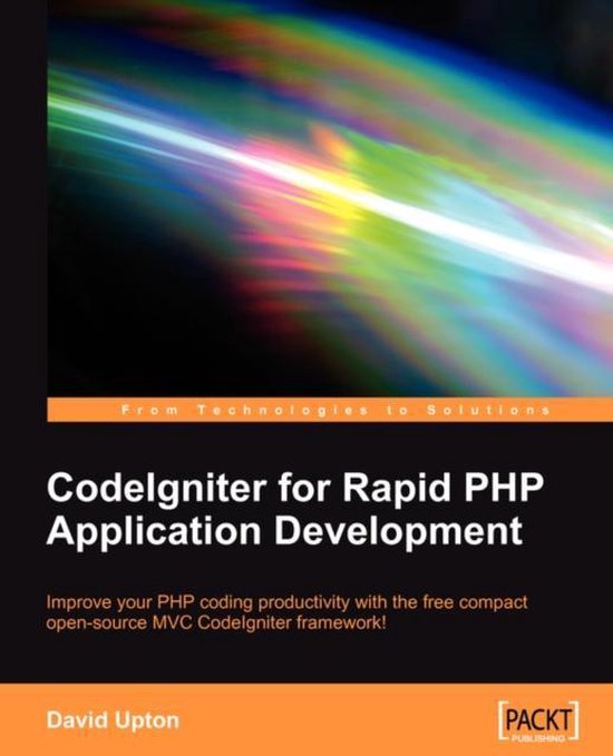 Codeigniter for Rapid Php Application Development - cover