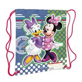 Minnie Mouse Gymtas - Zwemtas - Schooltas - Rugzak - Blauw - 33 x 38 cm