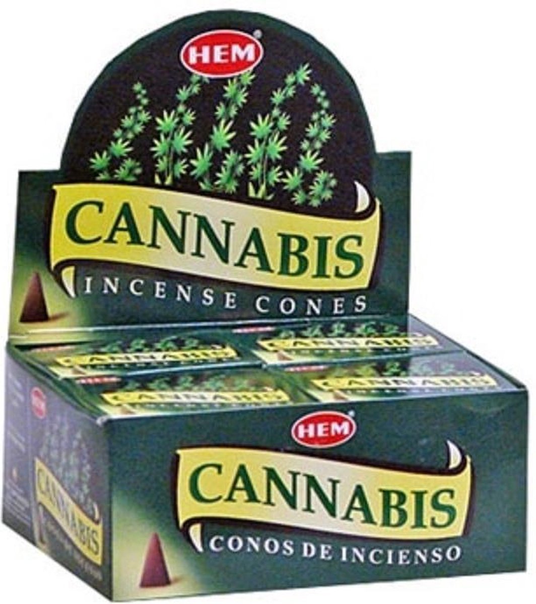 HEM Wierook Kegel Cannabis (12 pakjes)