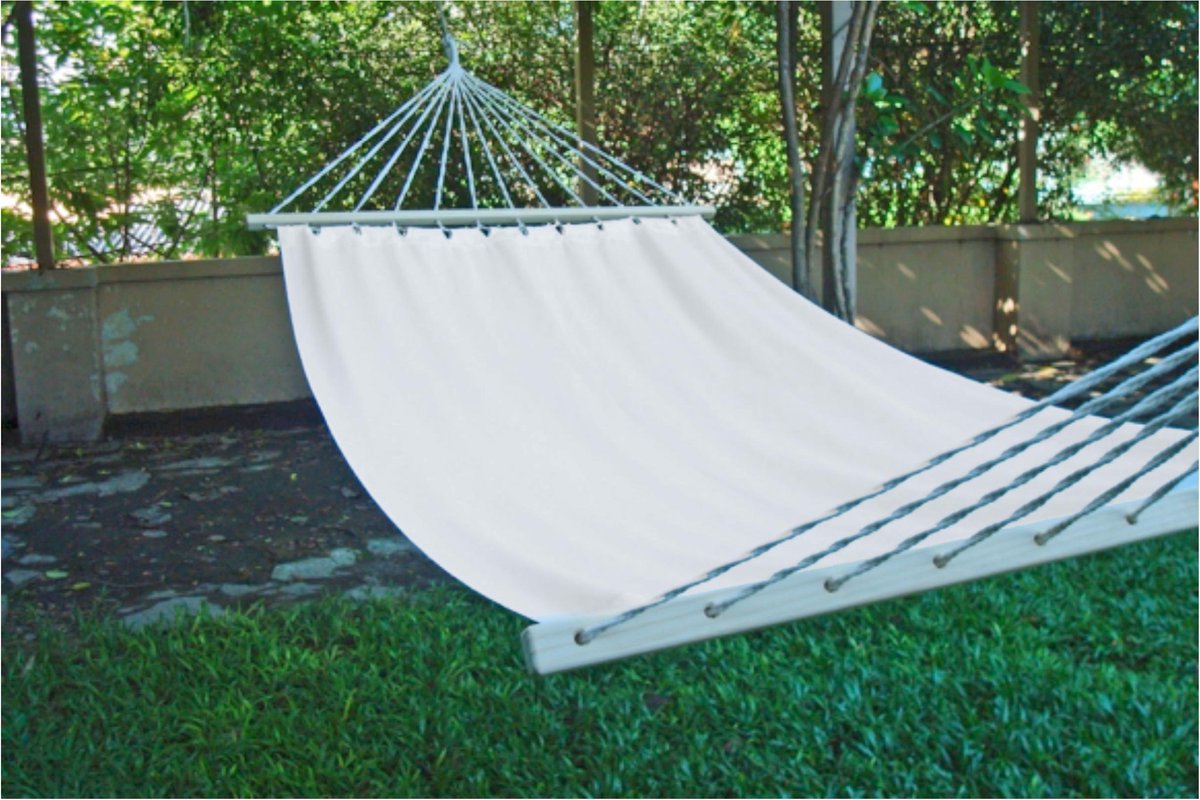 Hangmat Organic Cotton met spreidstok 83 cm