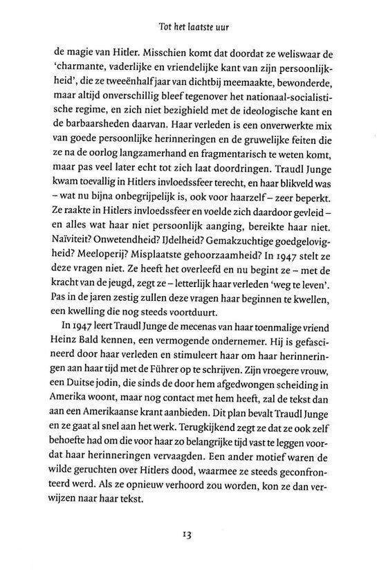 Tot Het Laatste Uur
