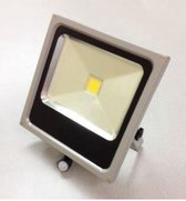 PROFILE LED straler flat - 30W - met bewegingsmelder - IP44 - grijs