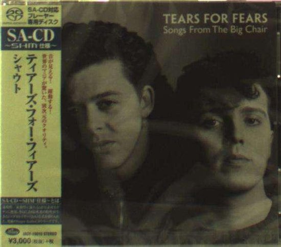 Tears For Fears, Songs From The Big Chair albumhoes met twee mannen, SA-CD SHM