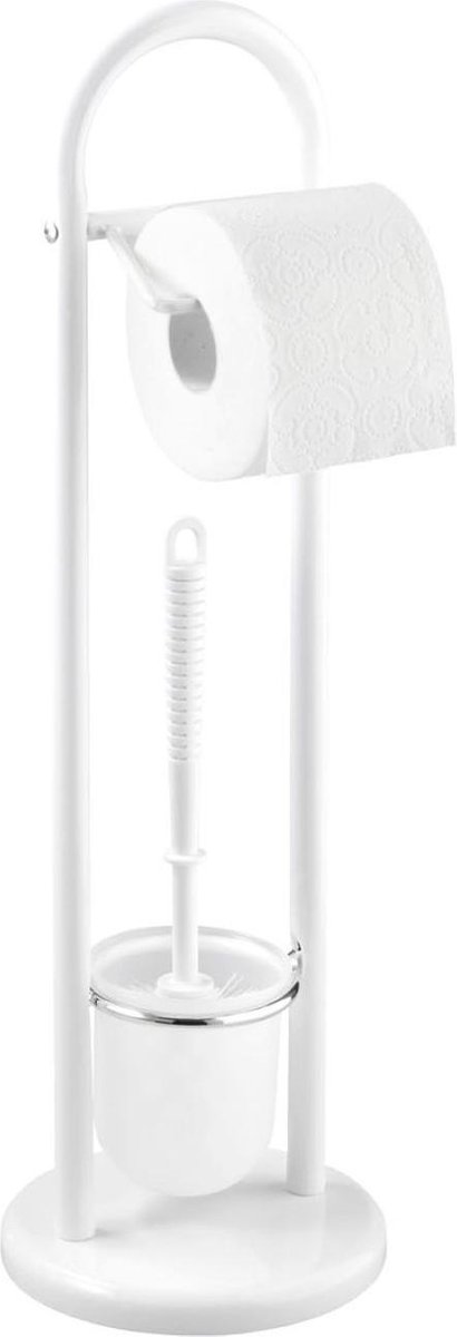 Wenko Toiletborstelhouder  - Siena - 19 cmx63 cmx19 cm - Wit