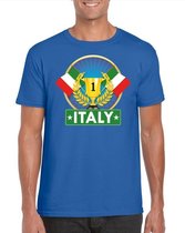 Blauw Italie supporter kampioen shirt heren S