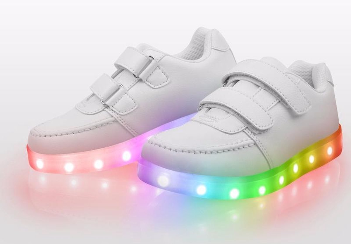 uitblinken de jouwe gewicht Lichtgevende disco sneakers / schoenen LED maat 28 - kinderen | bol.com