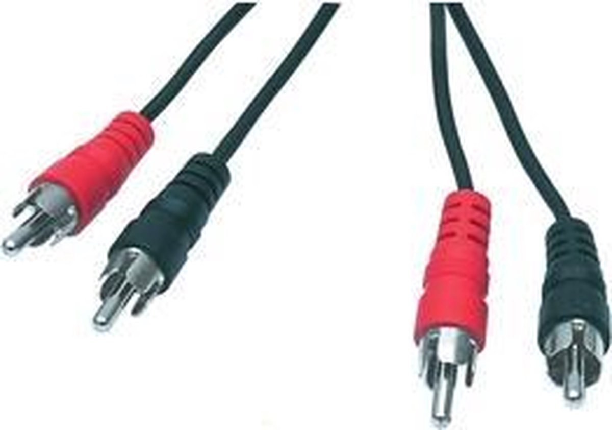 2x RCA mannelijk - 2x RCA mannelijk 10,0 m
