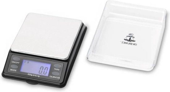 Springplank rand Respect On Balance Professionele Mini precisie Tafel weegschaal 0.1 gram nauwkeurig  tot 500 gram | bol.com