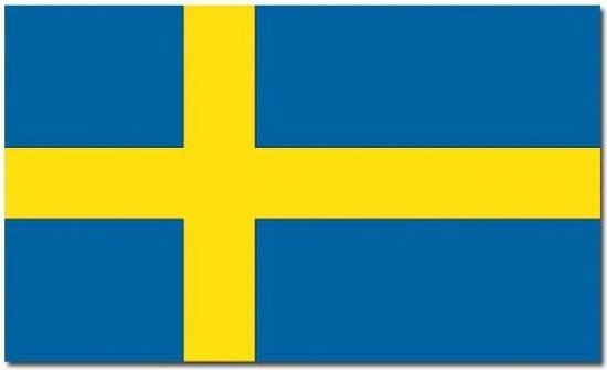 Vlag Zweden 90 x 150 cm feestartikelen - Zweden landen thema supporter/fan  decoratie... | bol.com