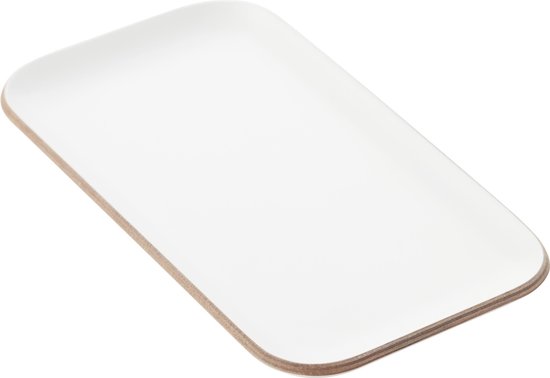 Rechthoekig dienblad houtkleur 39x27cm - Point Virgule