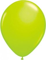 Ballonnen neon groen 50 stuks