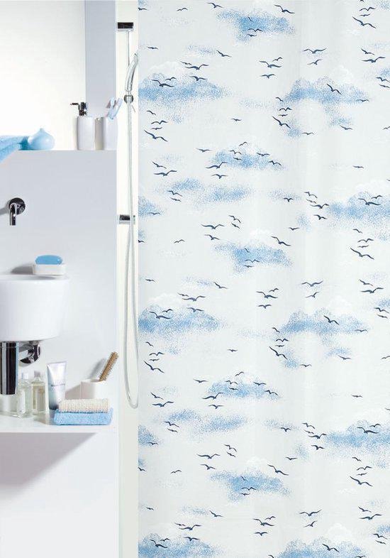 Spirella Annick Douchegordijn Vinyl 120*200 Blauw