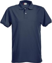 Clique Premium Heren Polo Donker Navy maat S