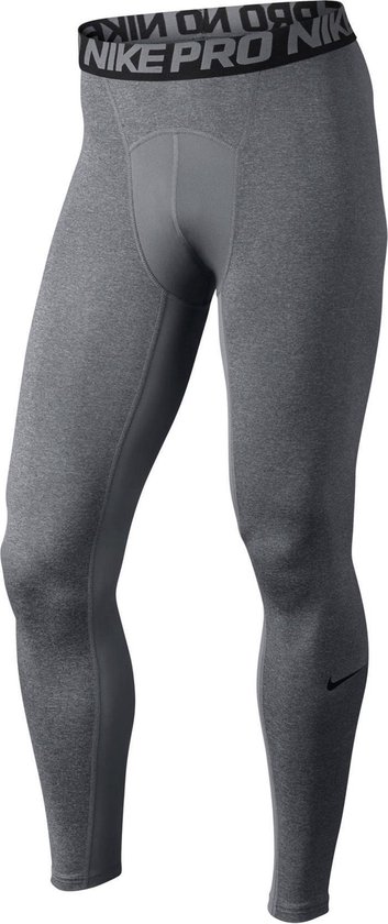 Nike Pro Tight Hardloopbroek - Maat S - Mannen - grijs/zwart | bol.com