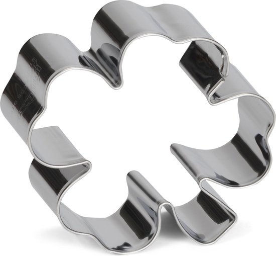 Patisse Cookie Clover Leaf 6 Cm Inox Argent