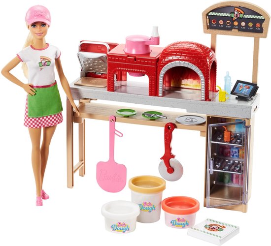 Barbie Pizzabakker Speelset - Barbiepop | bol.com