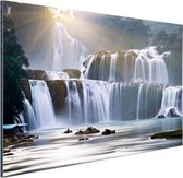 Ban Gioc waterfall Aluminium 90x60 cm - Tirage photo sur aluminium (décoration murale en métal)