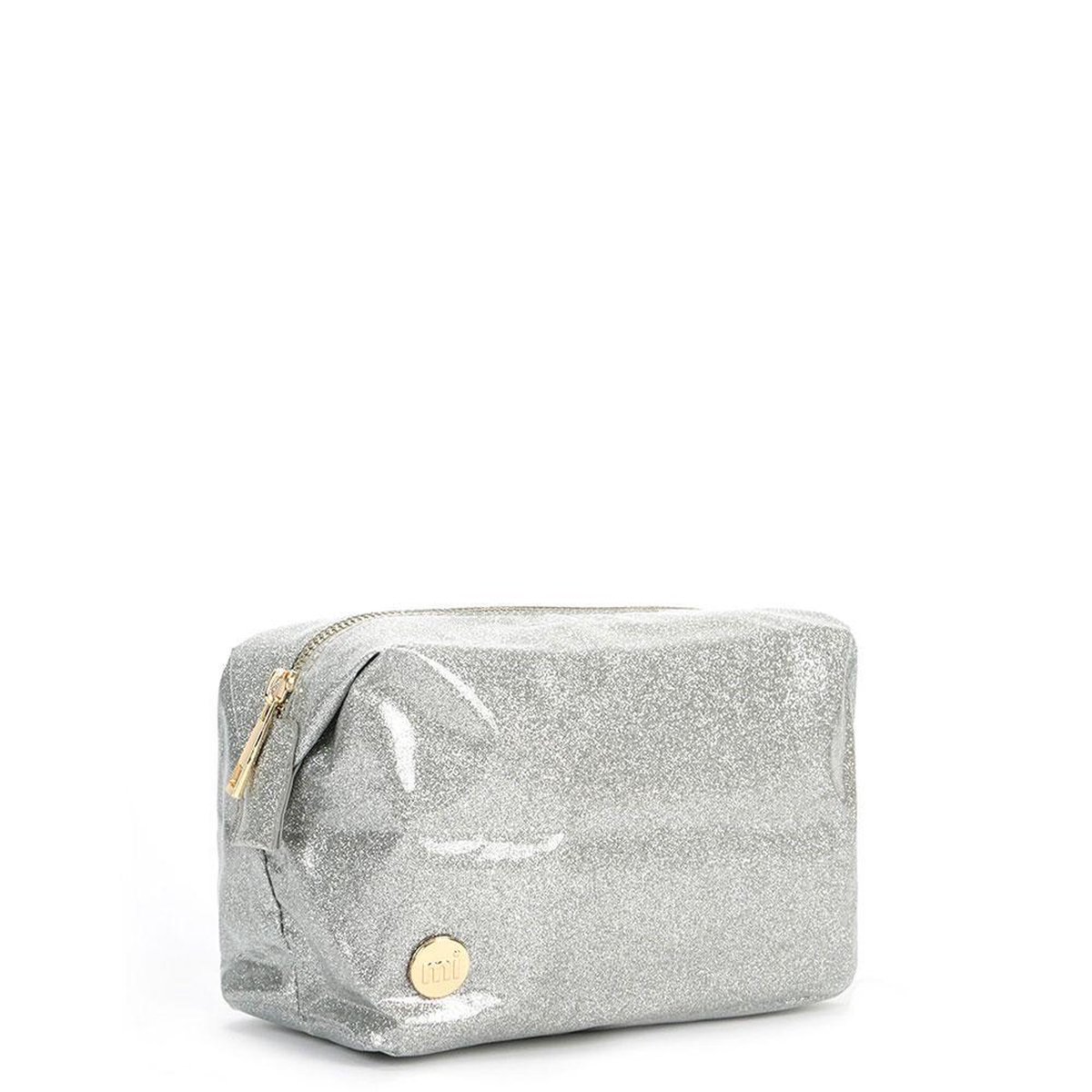 Mi-Pac Wash Bag Toilettas Glitter Silver | bol.com
