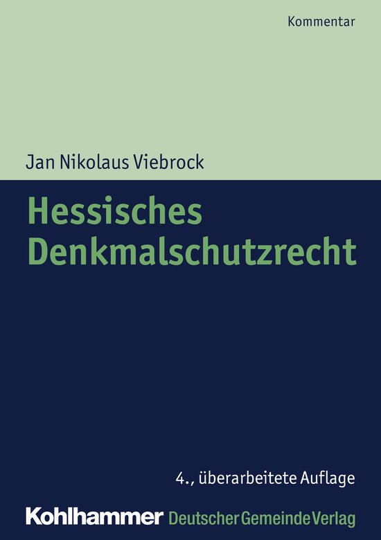 Hessisches Denkmalschutzrecht - cover