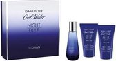 Davidoff Cool Water Night Dive Woman EDT 50 ml + 50 ml body lotion + 50 ml Shower Gel Cadeauset