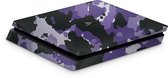 Playstation 4 Slim Console Skin Camouflage Paars-PS4 Slim Sticker