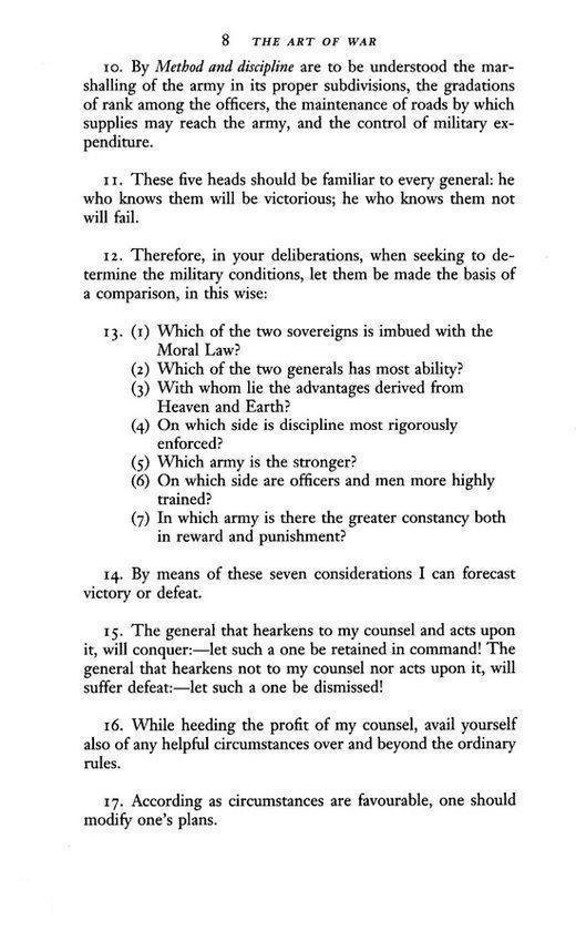 Pagina 8 van "The Art of War" met de tekst "The Art of War".