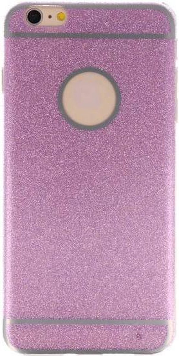 Bling TPU Hoesje Case - Hoesje Geschikt voor iPhone 6 / 6s Plus Hotpink