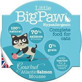 Little big paw gourmet atlantische zalm mousse kattenvoer 85 gr
