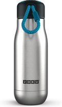 Zoku Hydration Drinkbeker - RVS - 350 ml - Zilverkleurig