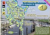 TourenAtlas Wasserwandern 01. Schleswig-Holstein + Unterelbe 1 : 75 000 und 1 : 25 000