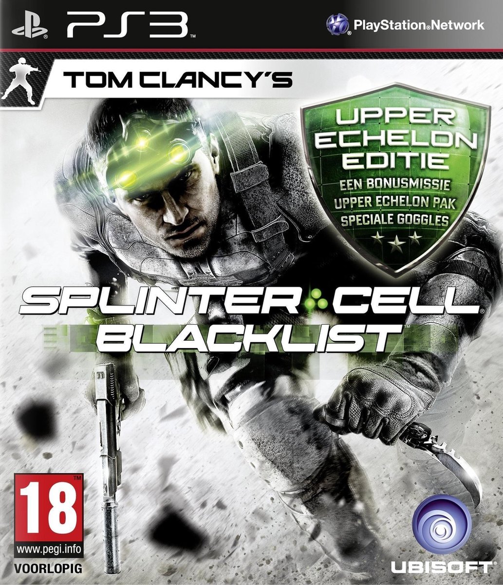 Het beste halen engineering Tom Clancy s, Splinter Cell, Blacklist (Upper Echelon Edition) PS3 | Games  | bol.com