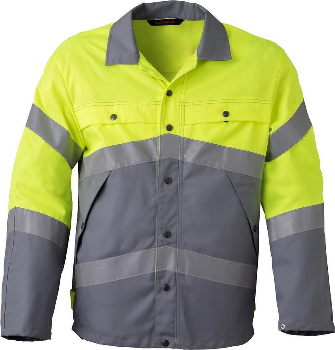 Havep 5361 Jack/Blouson Grijs/Fluo Geel maat 56