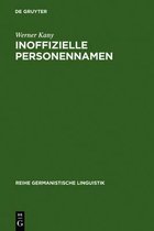 Reihe Germanistische Linguistik- Inoffizielle Personennamen