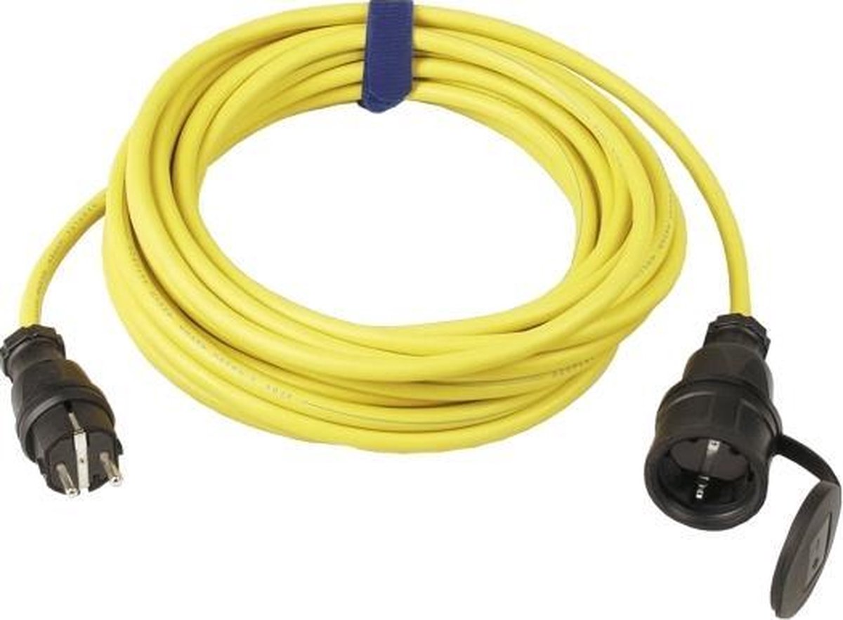 SIROX® verlengkabel H07RN-F 3x1,5mm² geel - 10 meter