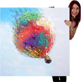 Olieverf schilderij Luchtballon