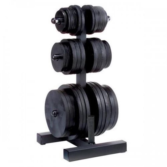 BodySolid Olympic Plate Tree & Bar Holder