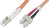 Digitus DK-2532-03 3m LC SC Oranje Glasvezel kabel