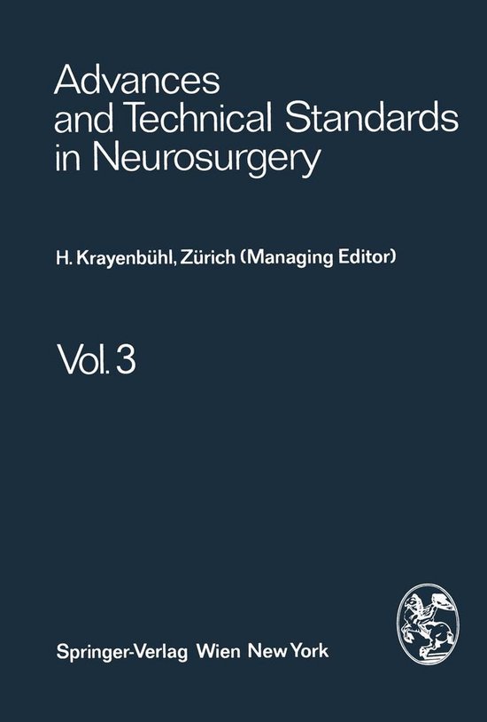 Medicine (R0) - Advances and Technical Standards in Neurosur ... - cover