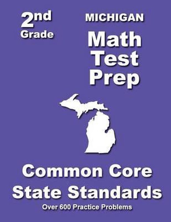 Michigan 2nd Grade Math Test Prep - cover