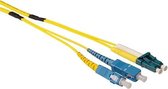 ACT RL5602 Glasvezel kabel 20 m OS2 2x LC 2x SC Yellow,Blue