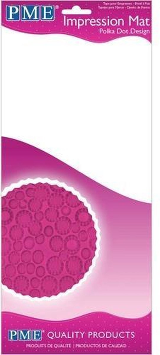 PME Impression Mat Polka Dot Design