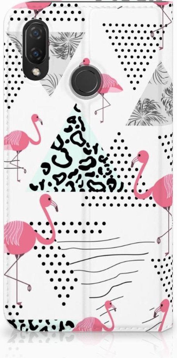 Huawei P Smart Plus Hoesje maken Flamingo Triangle