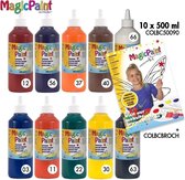 Magic Paint - Assorti 10 kleuren x 500 ml