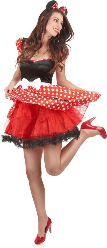 Disney Sassy Minnie - Kostuum Volwassenen - Maat M - 38/40 - Carnavalskleding | bol.com