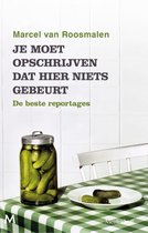 Boekomslag van 'Je moet opschrijven dat hier niets gebeurt'