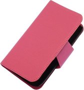 Roze Samsung Galaxy S4 I9500 cover case booktype hoesje Ultra Book